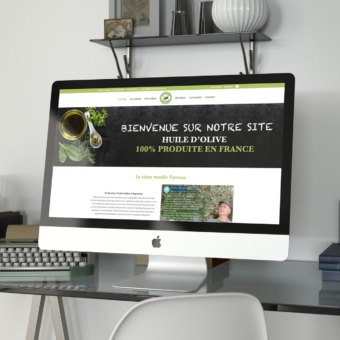 Création d'un site e-commerce d'huile d'olive le vieux moulin farnoux vaucluse