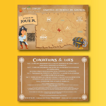 Creation carte à gratter avignon