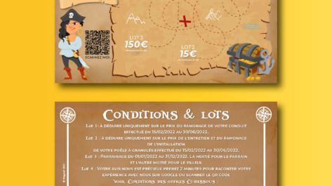 Creation carte à gratter avignon