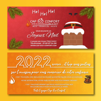 Creation carte de noel vaucluse