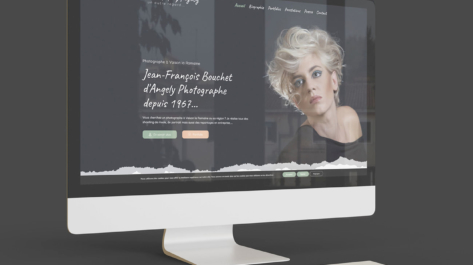 Création Site internet pour photographe