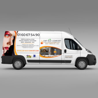Marquage véhicule publicitaire. Renseignements : 007 50 28 13 64 ou contact@meganet.fr.