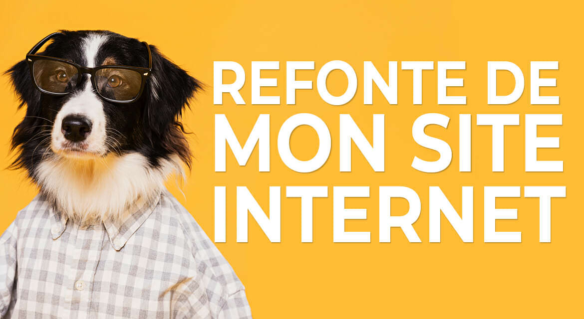 REFONTE DE MON SITE INTERNET