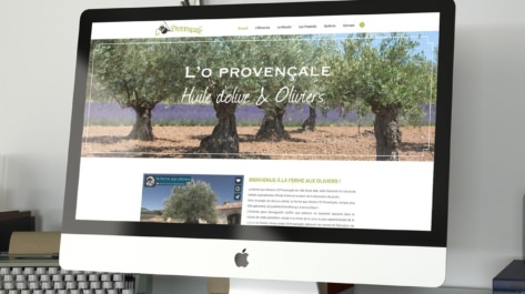 Nous avons fait le site internet pour La Ferme Aux Oliviers qui est spécialisée dans la vente d'olivier.