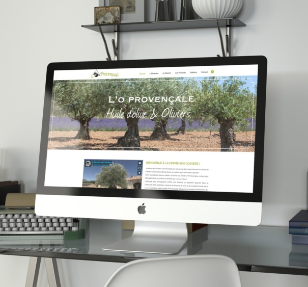 Nous avons fait le site internet pour La Ferme Aux Oliviers qui est spécialisée dans la vente d'olivier.