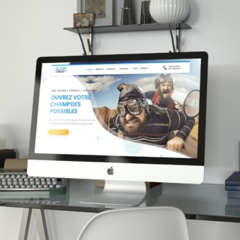 Création de site internet de Coach Cap Vision