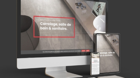 Creation site internet de carrelage & Comapgnie à Nyons