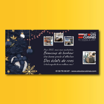 Création Carte de Noel a Valréas