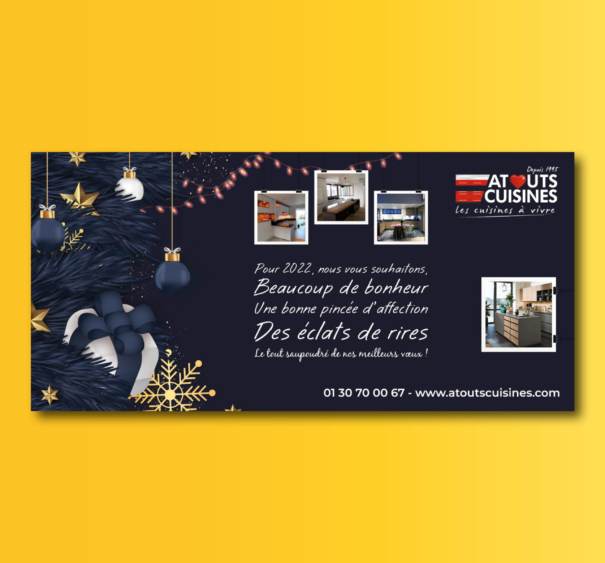 Création Carte de Noel a Valréas