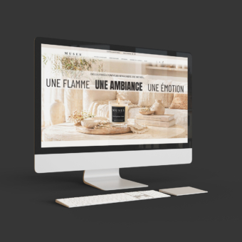 Création technique du site internet collection-muses.fr : intégration des pages, mise en place responsive et développement web selon le design fourni par le client.