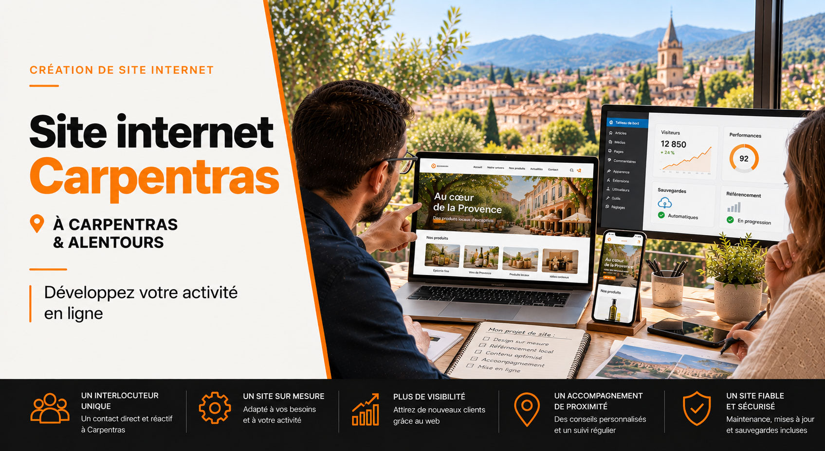 Création de site internet Carpentras